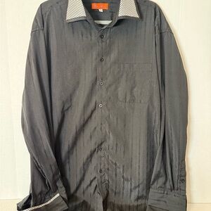 Bruno Conte Long Sleeve Button Down Shirt(17.5 36/37)